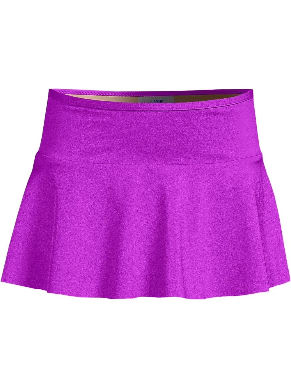 Lands’ End Girls Size 10 Purple Swim Skirt Chlorine Resistant